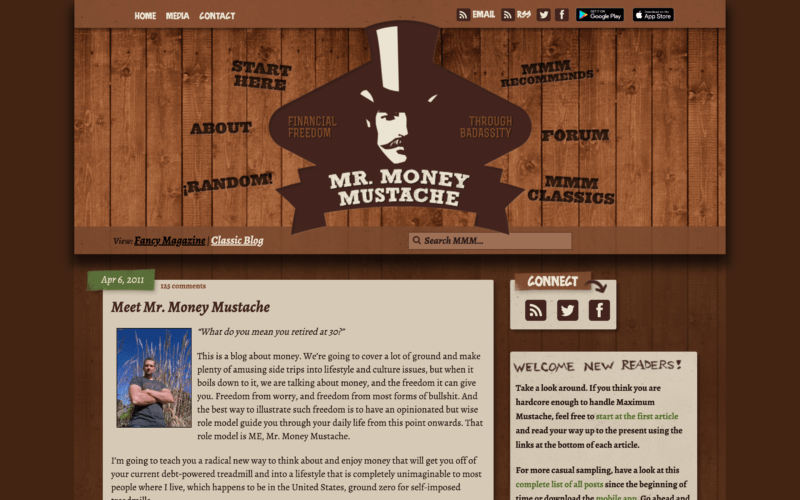 Mr Money Mustache is geboren